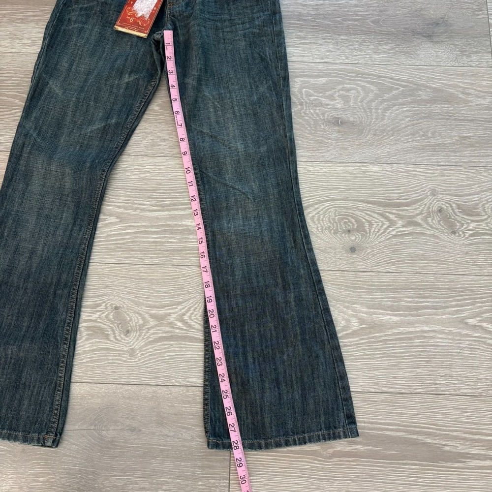 NWT‎ Riders by Lee Vintage Collection Navy Dark Wash Bootcut Jeans YST Size 12 - Picture 13 of 15
